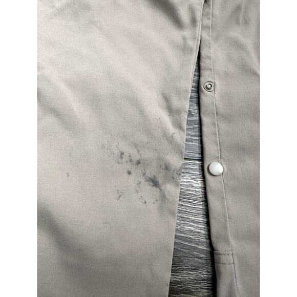 PrAna Pants Mens 32x30 Tan Straight Leg Cargo Outdoor Workwear Hiking Logo Fish - Picture 2 of 9